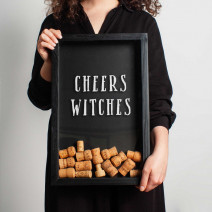 Копилка для винных пробок "Cheers witches"